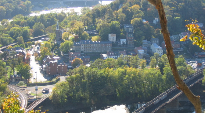 View of Harpers Ferry from Maryland Heights