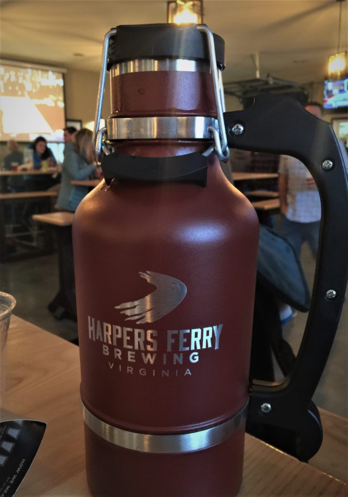 Harpers Ferry Brewing Growler