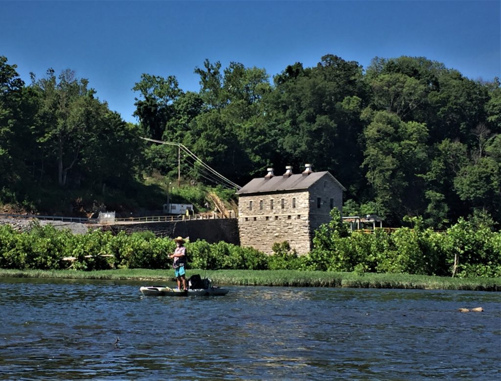 Fishing on the Potomac River below Dam #4